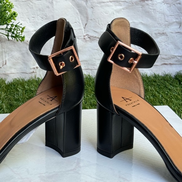 Aquatalia Sadey leather ankle strap sandals size 8 NWT - Picture 7 of 13